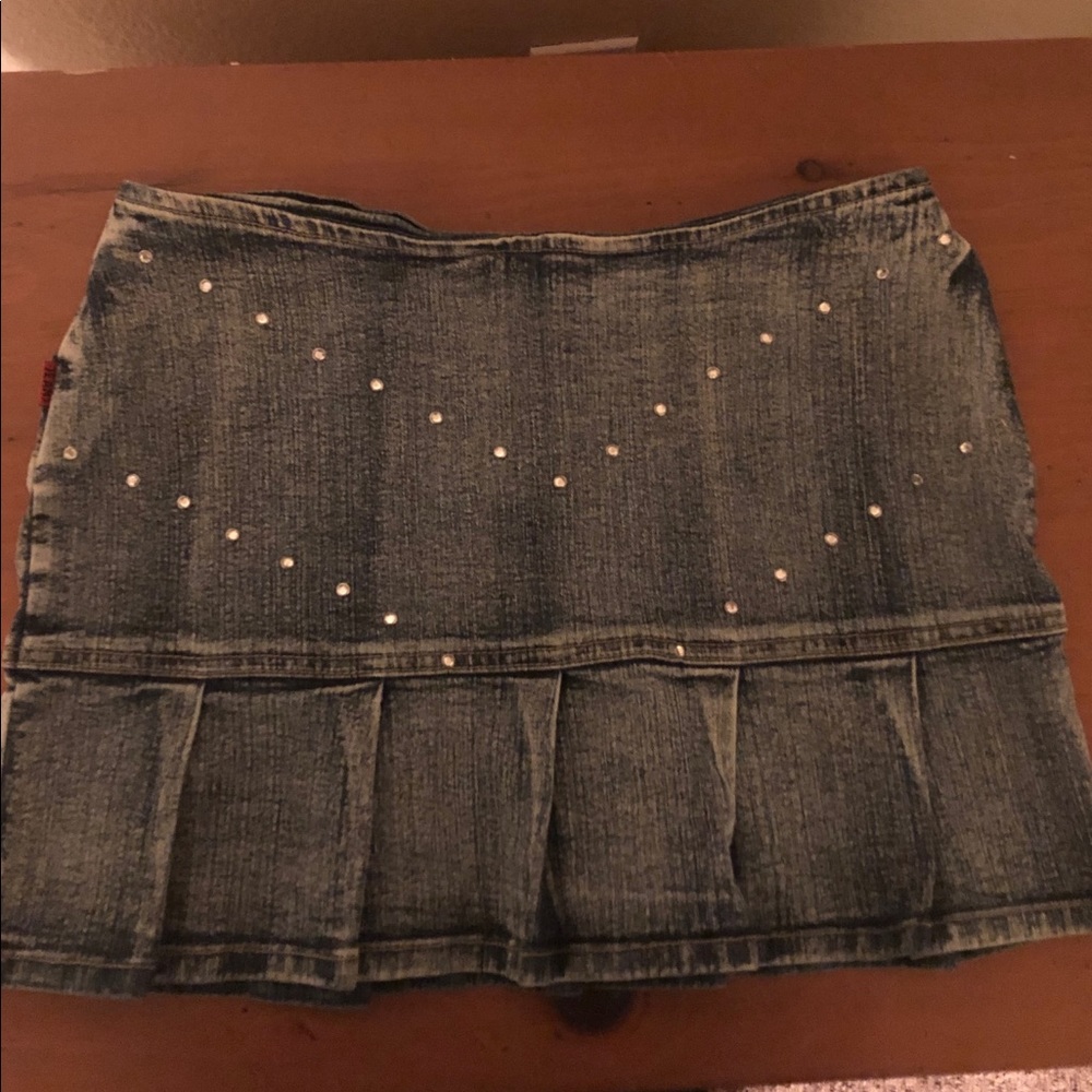 Blue skirt